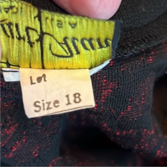 Vintage Stuart Alan Long Sleeve Red/Black Blazer/Jacket Size 18 - Picture 5 of 5